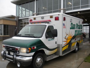 Ambulance donated by city of Sun Prarie, WI